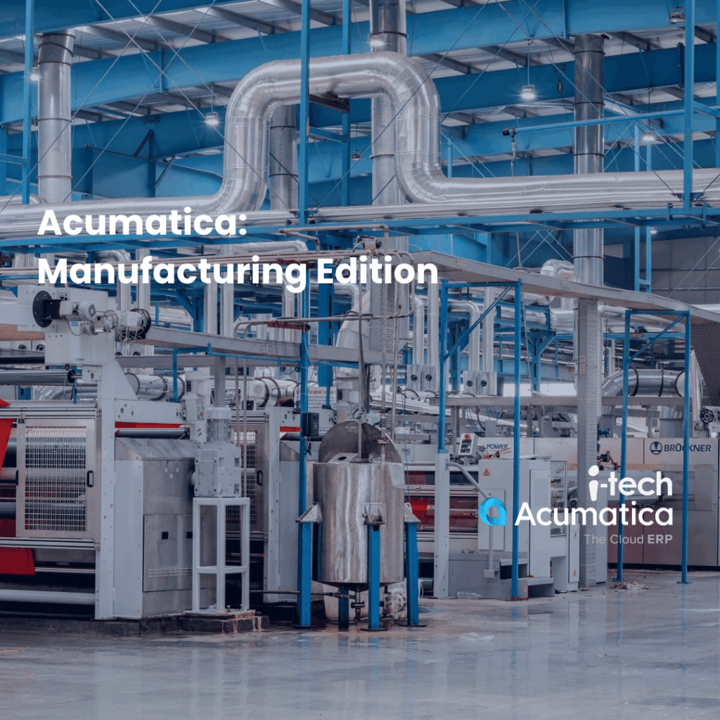 Manufacturing Acumatica